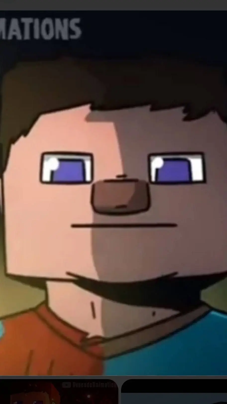 ai character: avocado Steve  background