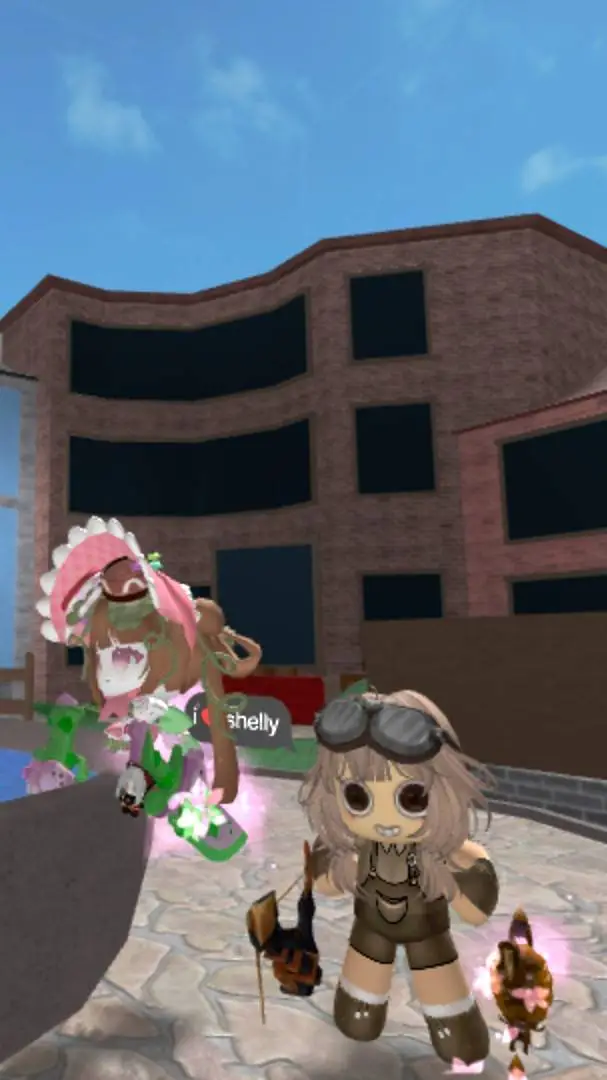 ai character: bassie con shellia background