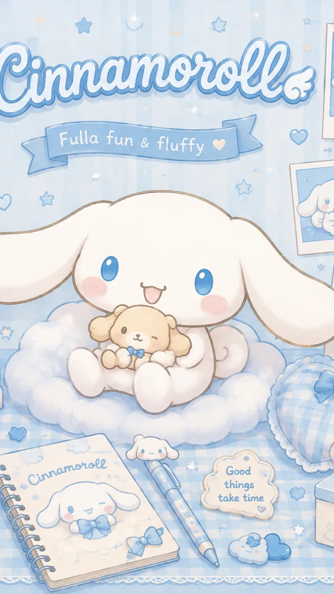 ai character: Cinnamon roll background