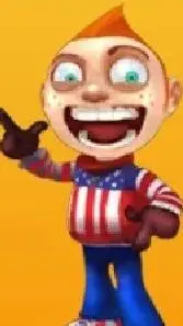 ai character: fred USA  background