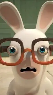 ai character: nerdy rabbid background