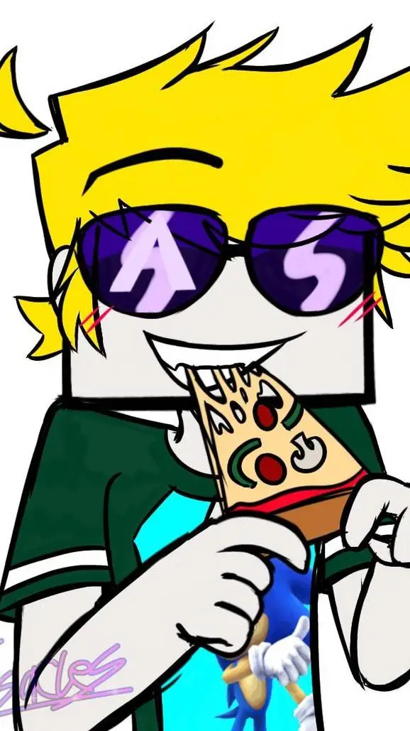 ai character: carlos gamer cool background