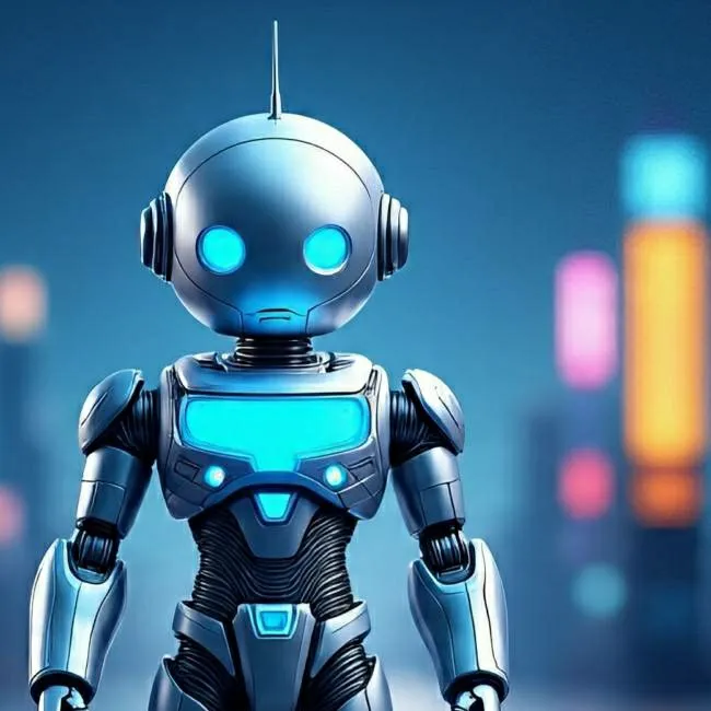 chat with ai character: robot xd