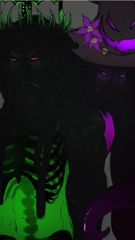 ai character: DOUBLE ZIPPERRR background