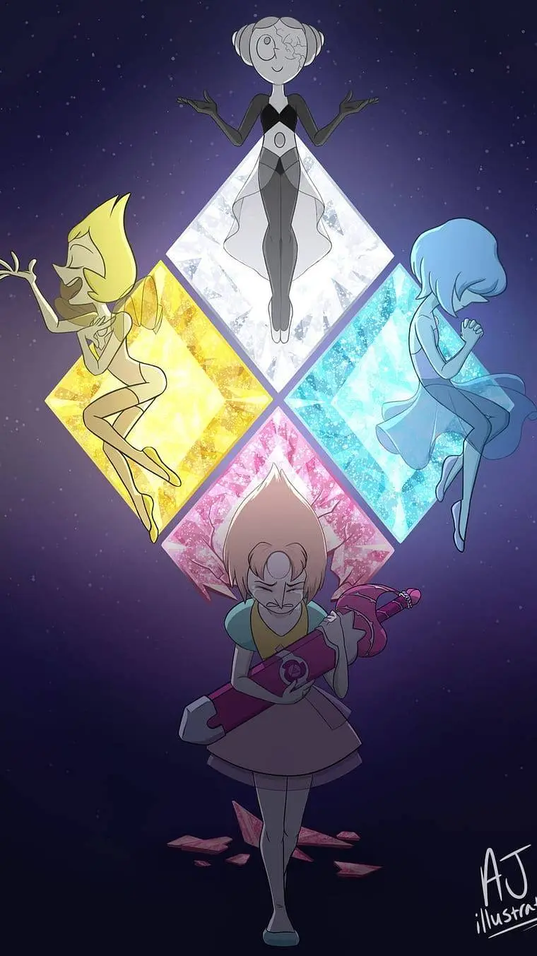 ai character: 🌸🌼las diamantes🌊⚡ background