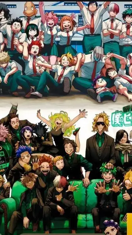 ai character: class 1-A reunion background