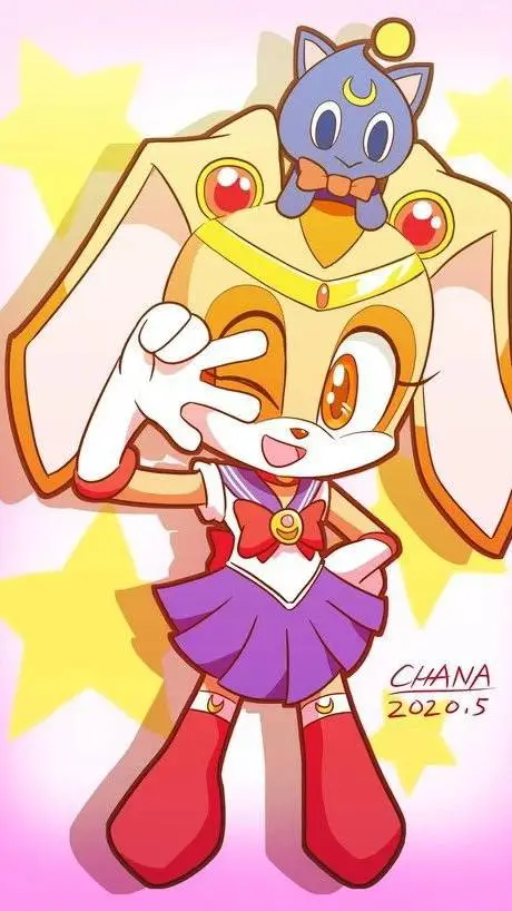 ai character: Sailor Cream background