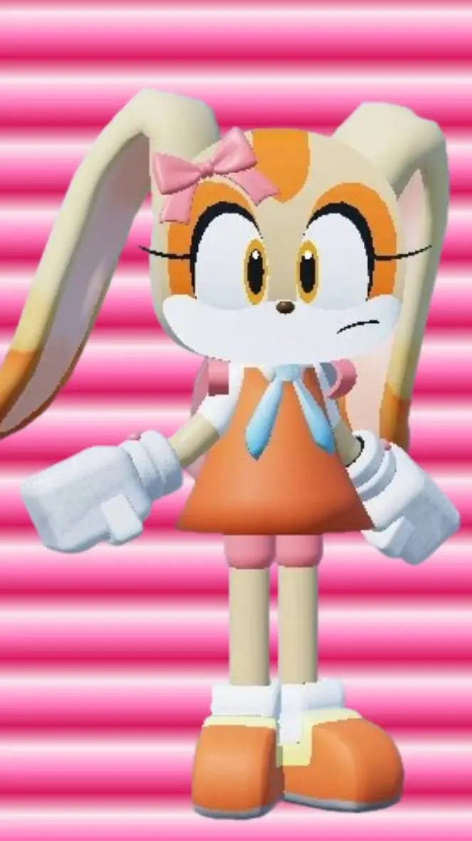 ai character: cream DC background