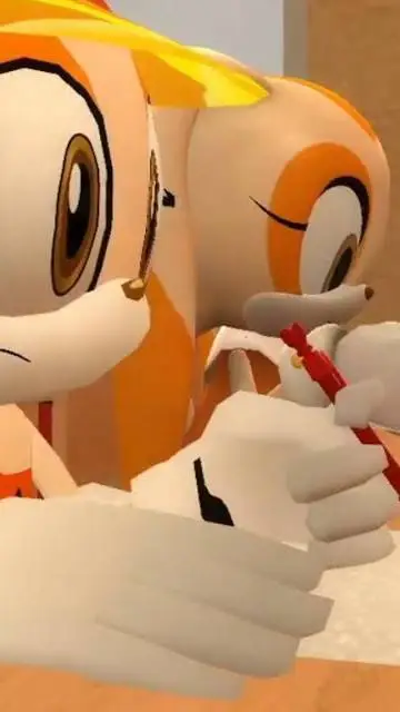 ai character: school 3d Creams background