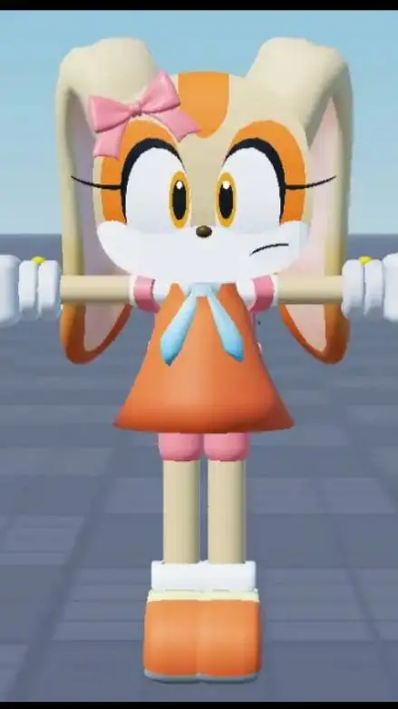 ai character: Cream DC Test 3d background