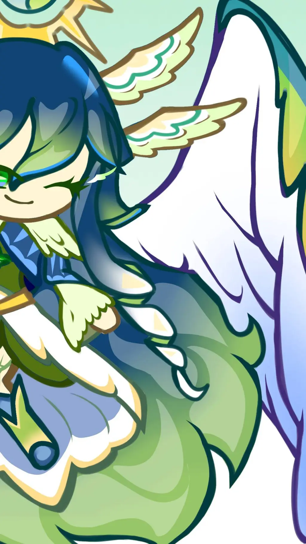 ai character: Crystal Wisteria background