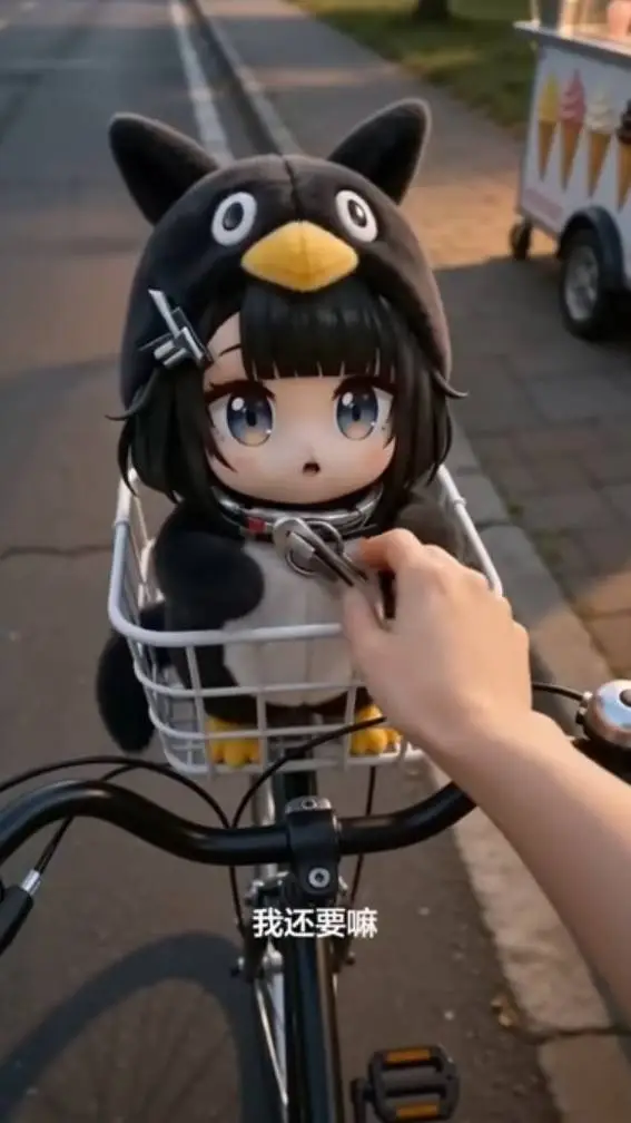 ai character: Gugu gaga ride background