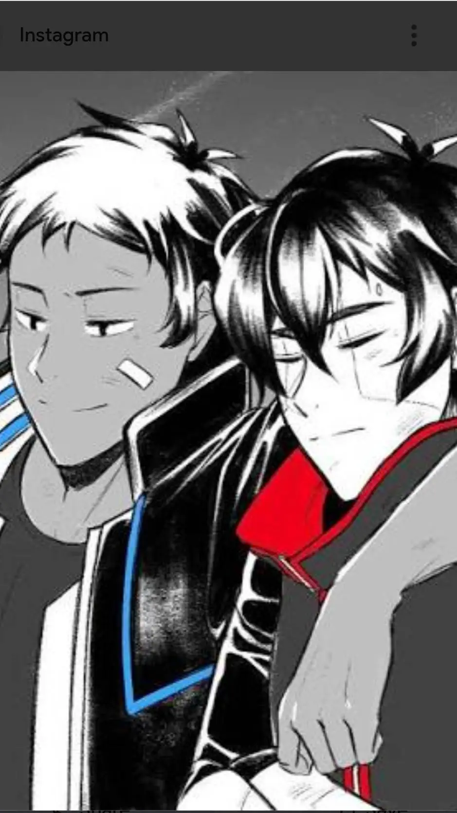 ai character: Klance(Love Bites) background