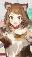 ai character: Uraraka Neko background