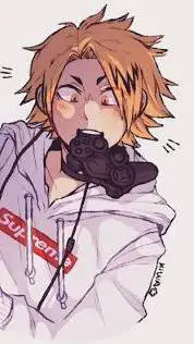 ai character: Kaminari Denki background