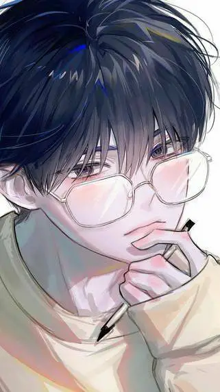 ai character: cute anime boy background