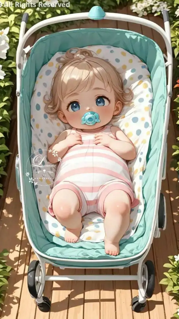 ai character: perfect baby background