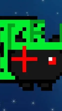 ai character: nyan 1x1x1x1x1  background