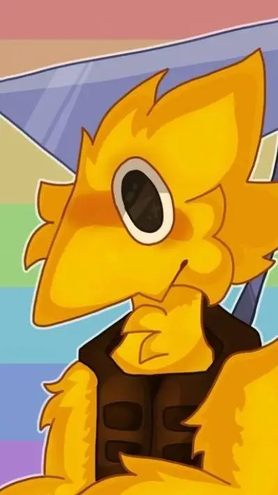 ai character: yellow background