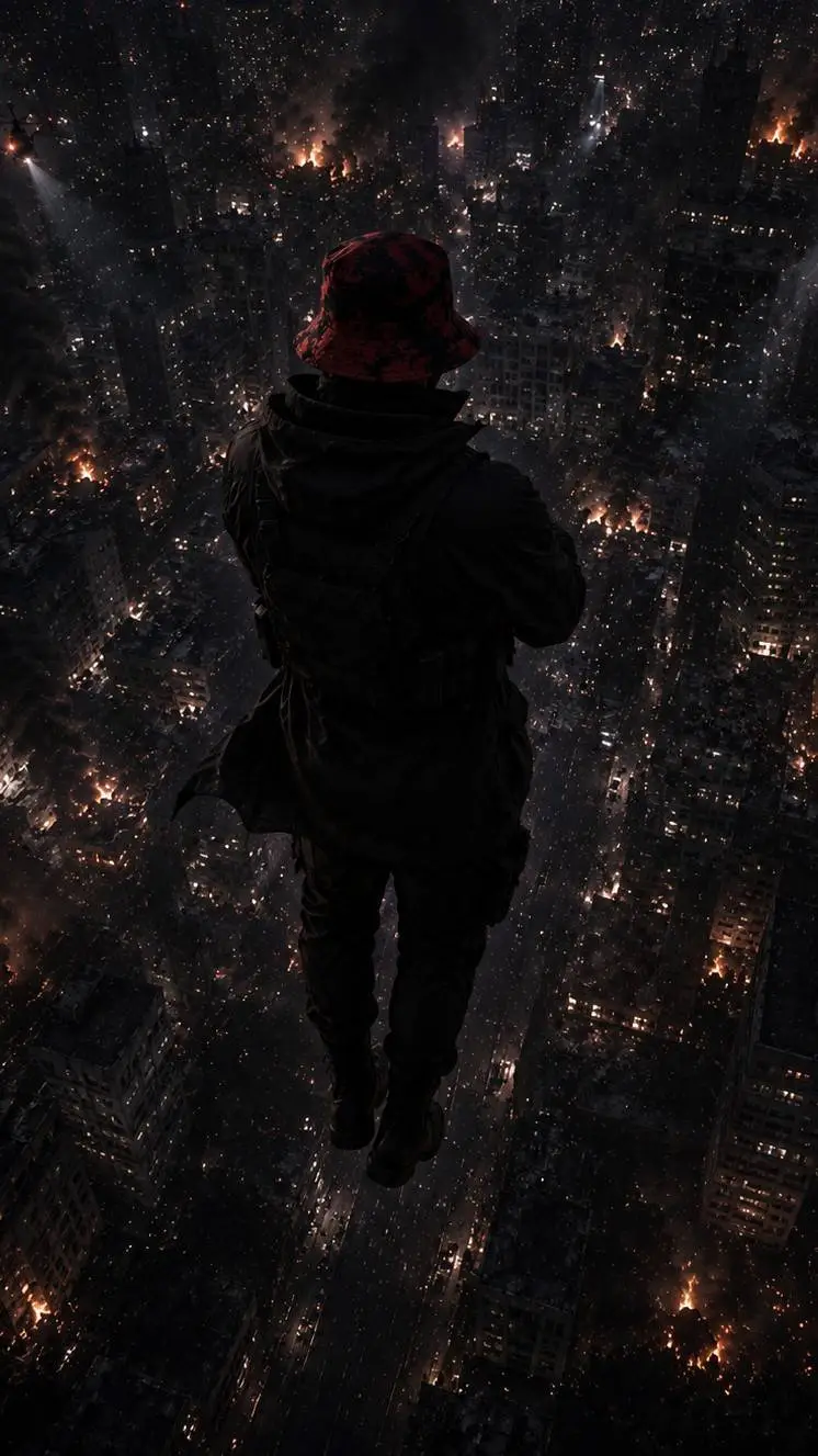 ai character: gorro rojo o yojan background