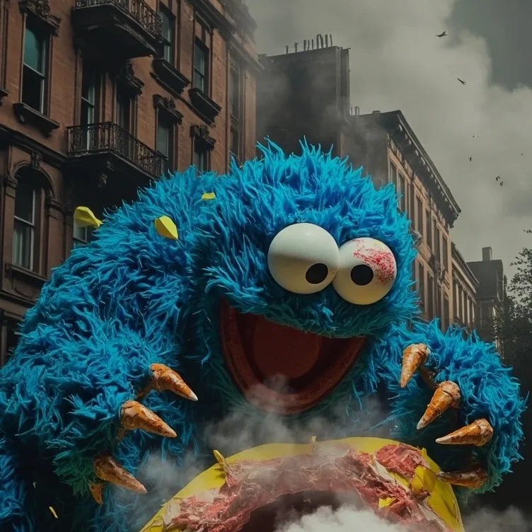 chat with ai character: Cookie Monster 