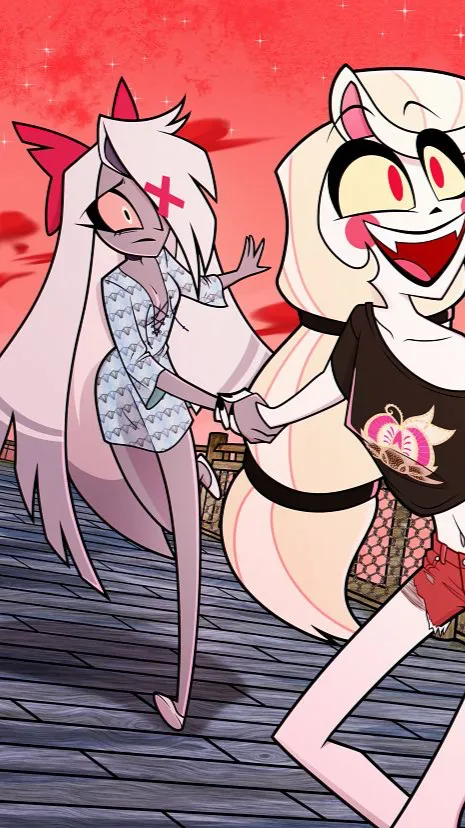 ai character: Charlie and Vaggie background