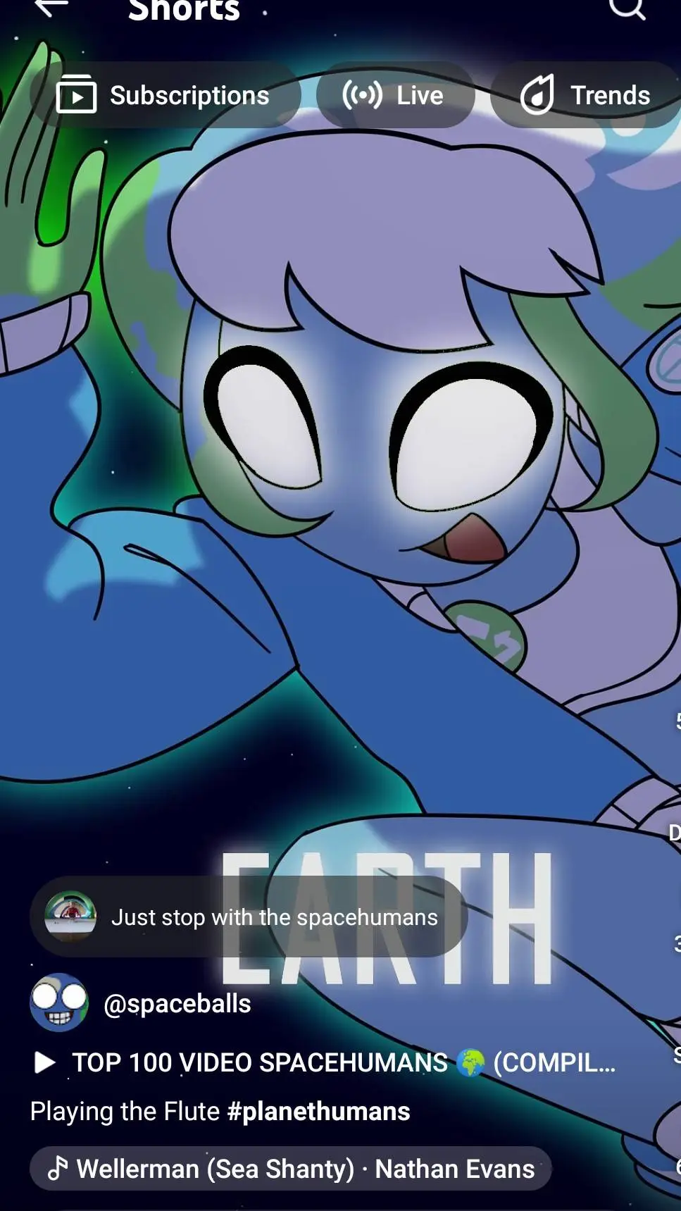 ai character: hungry Earth  background