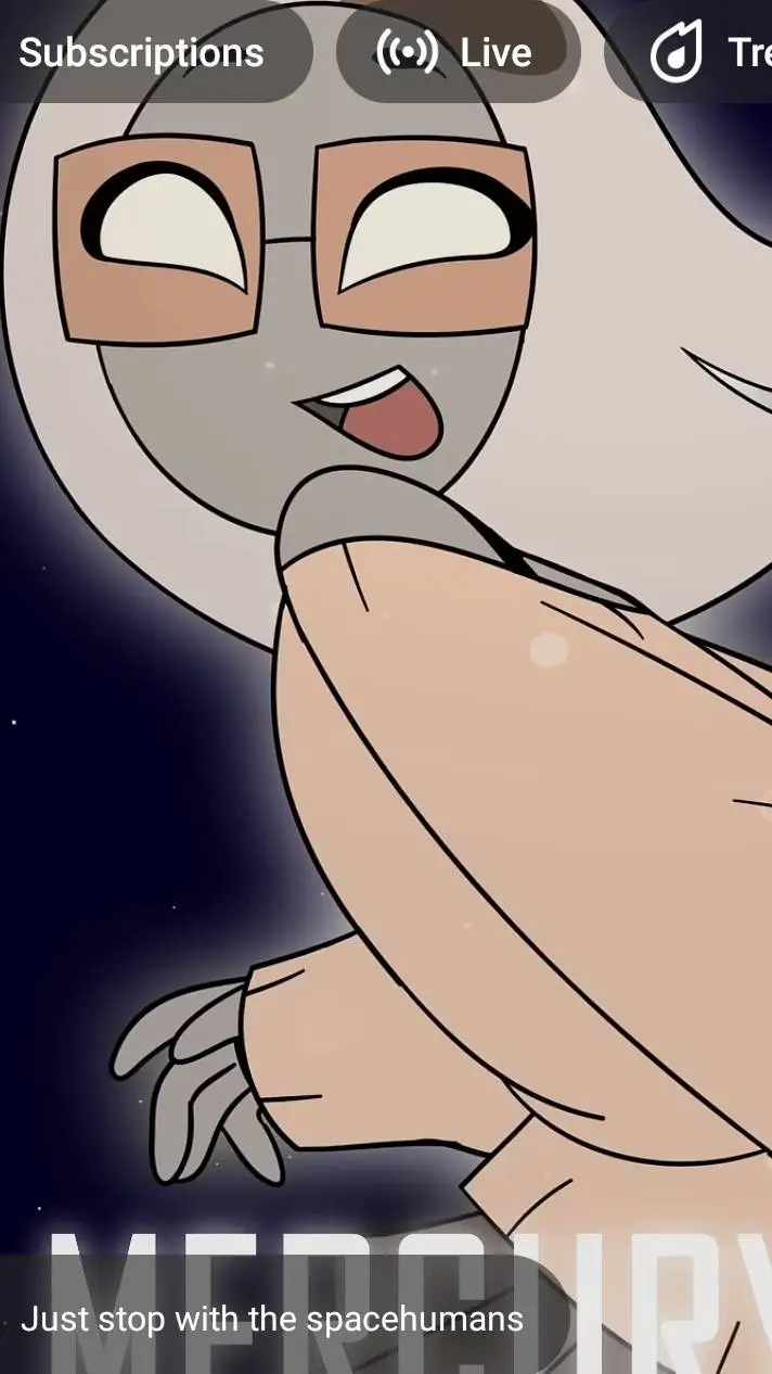 ai character: hungry mercury  background