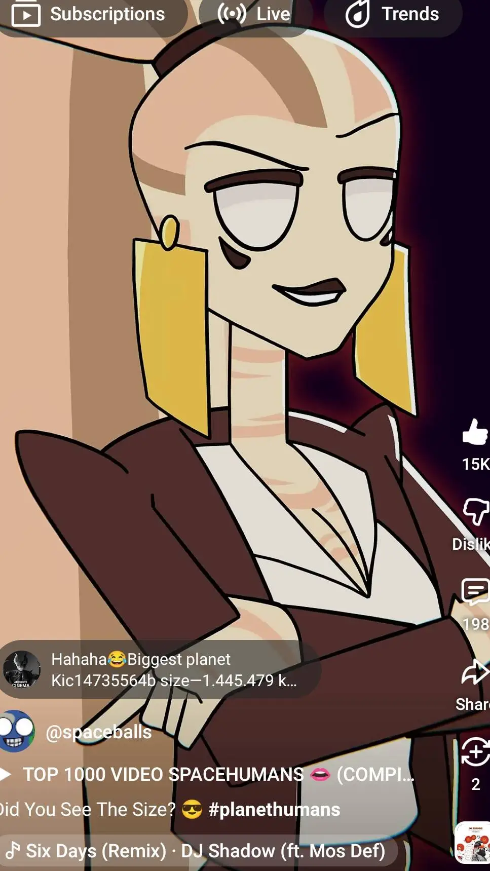 ai character: Jupiter  background