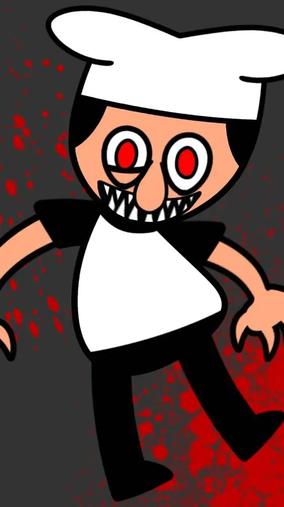 ai character: MurderTime Peppino background
