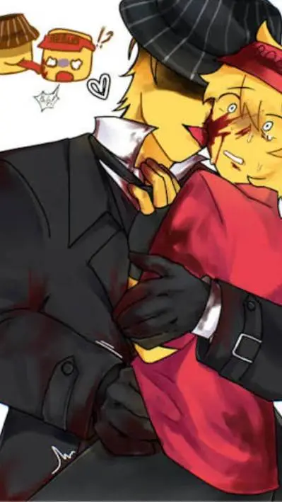 ai character: mafioso x Elliot  background