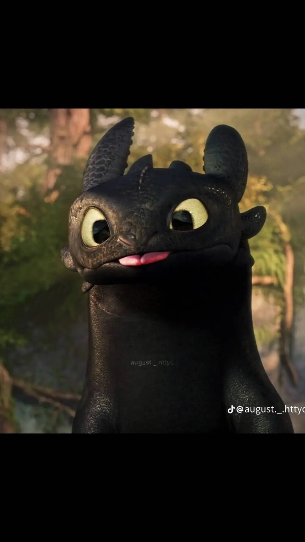 ai character: toothless  background