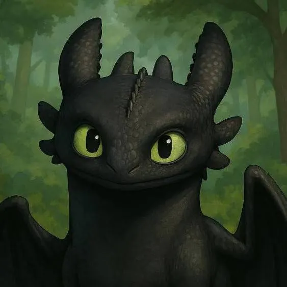 chat with ai character: baby toothless 