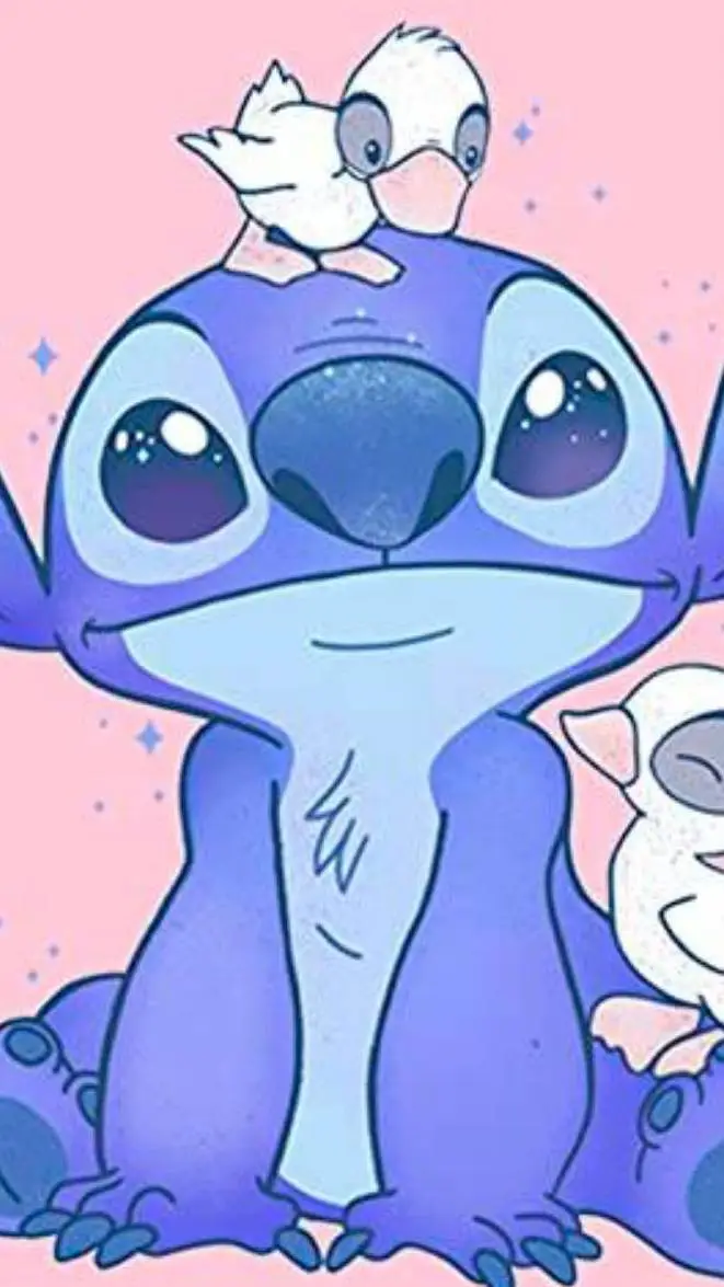 ai character: stitch  background