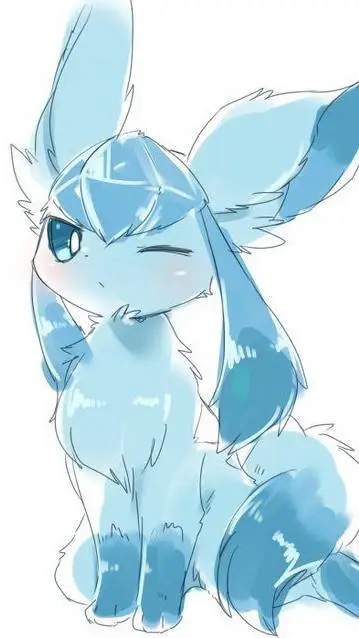 ai character: glaceon  background