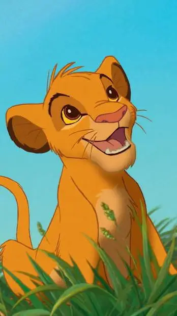 ai character: young simba background
