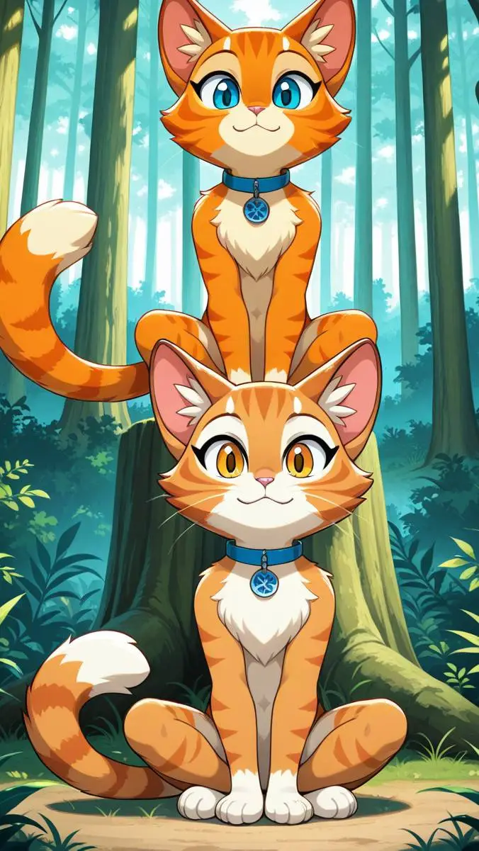 ai character: Maru & Mara background