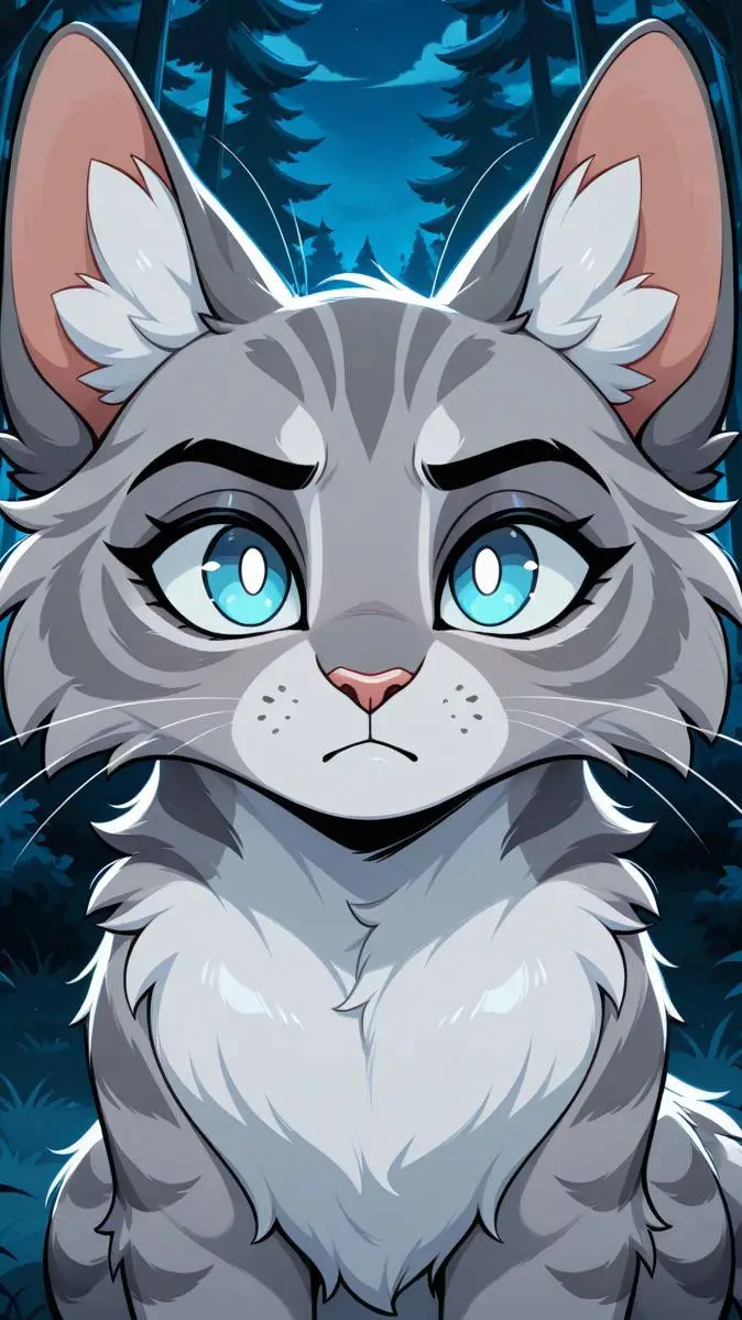 ai character: Jayfeather  background