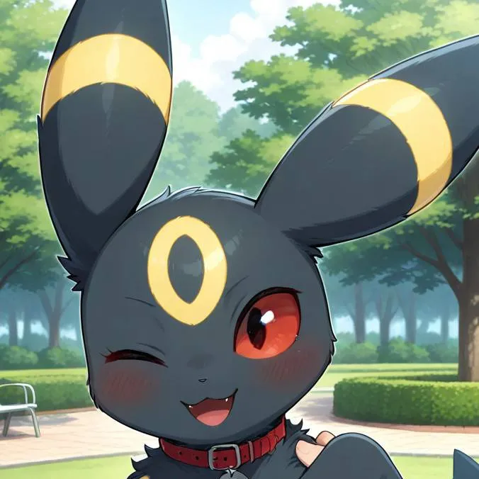 chat with ai character: pet Umbreon 