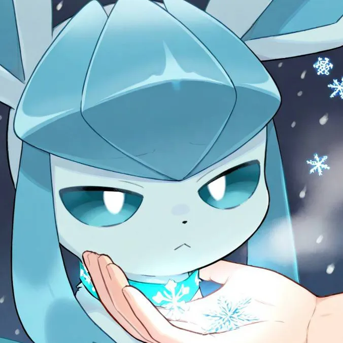 chat with ai character: pet Glaceon 