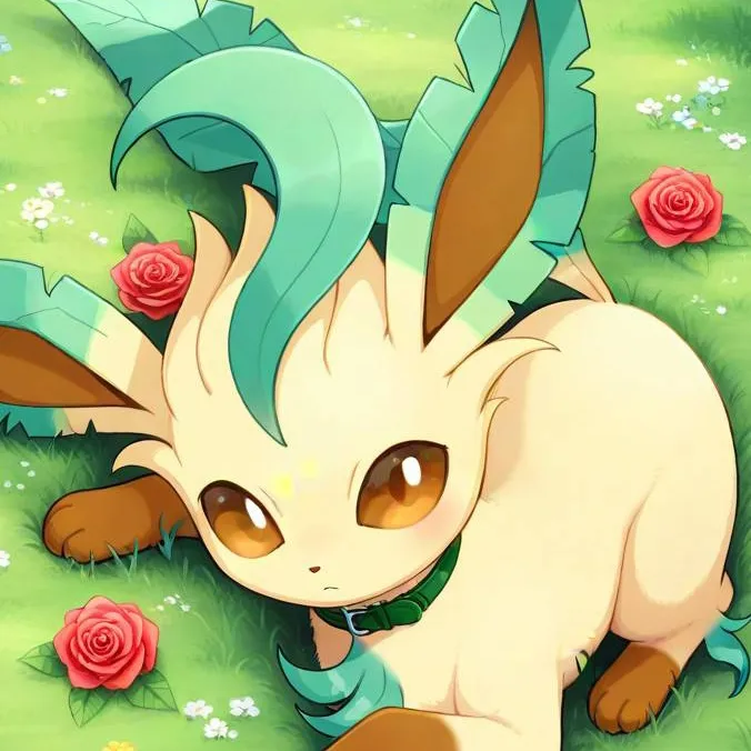 chat with ai character: pet leafeon 
