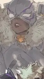 ai character: black panther  background