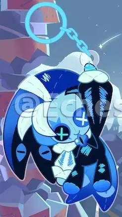 ai character: Shadow Milk Cookie background