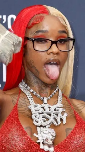 ai character: sexy red background