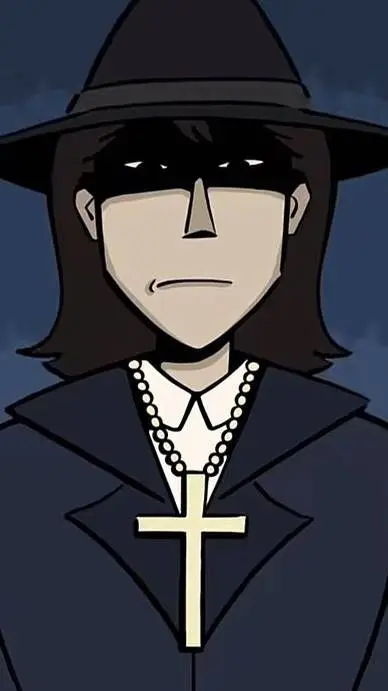 ai character: The priest ! background