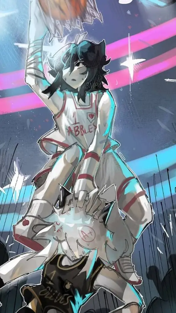 ai character: fpe basketball Au  background