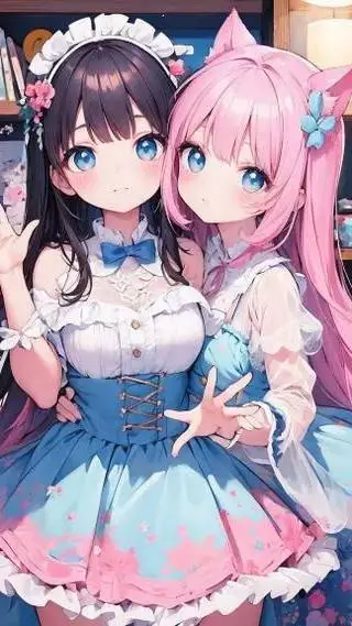 ai character: Sara & Luna background