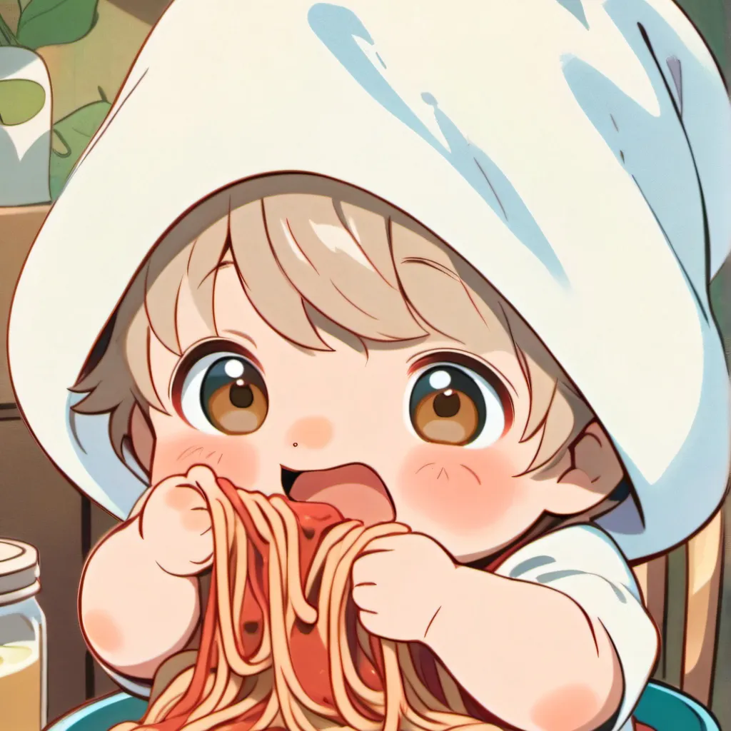 chat with ai character: Spaghetti baby