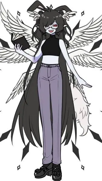 ai character: 💀🦴ANGEL🦭🦴^_^ background