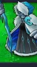 ai character: reina de hielo background